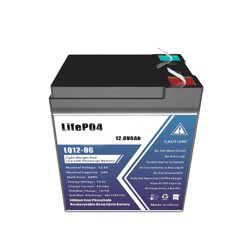 12V 6ah Rechargeable LiFePO4 Battery Factory Price Lithium Ion Phosphate Batteries